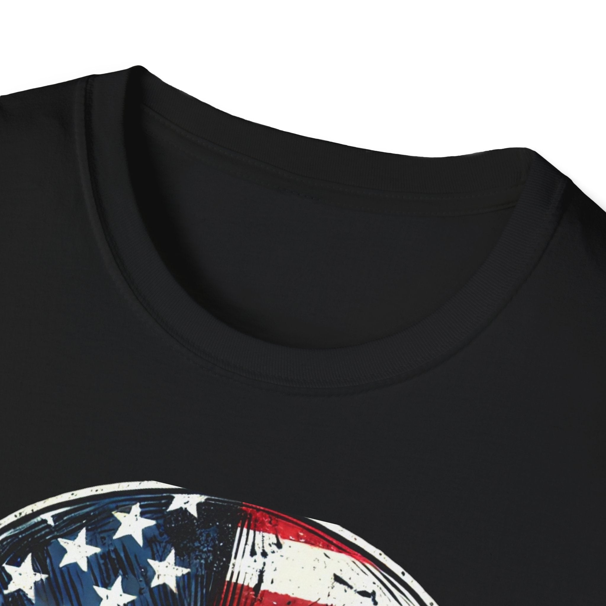 Skull wrapped in American Flag 