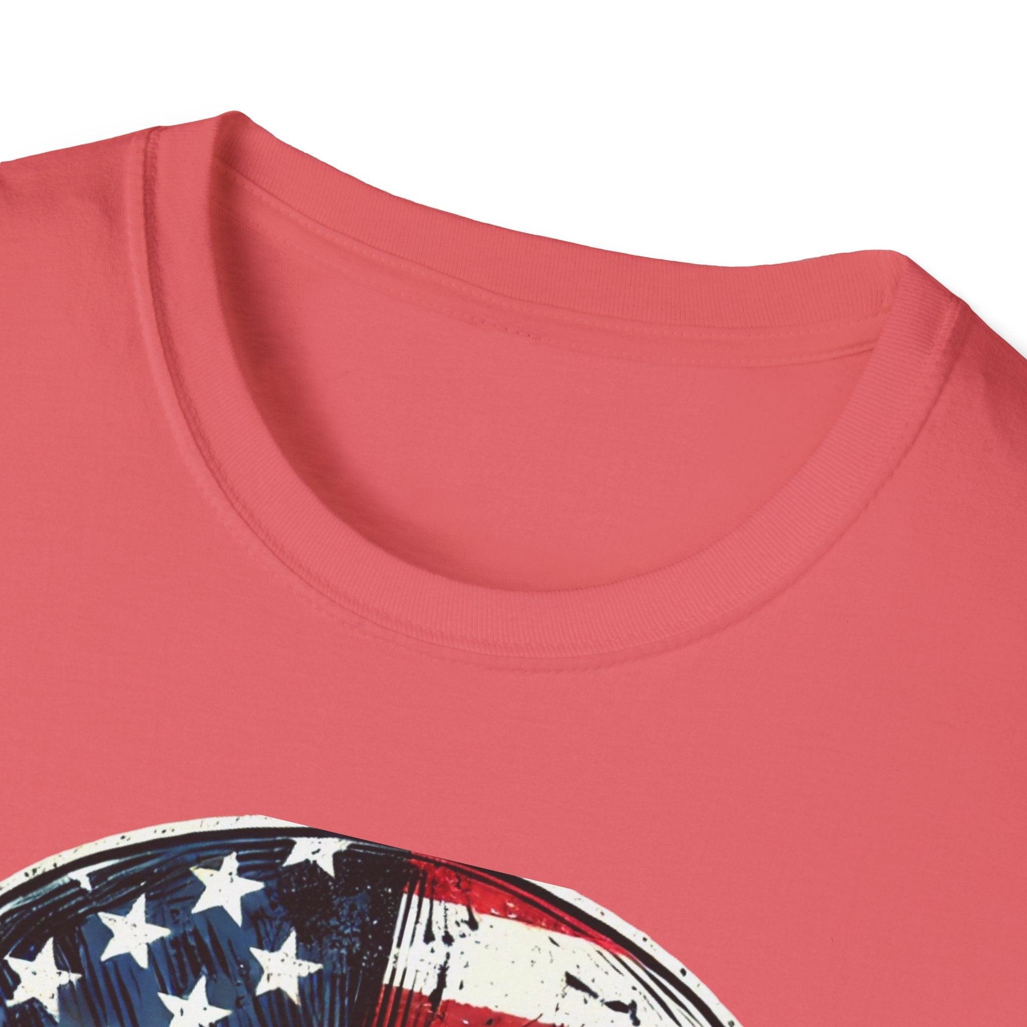 Skull wrapped in American Flag 