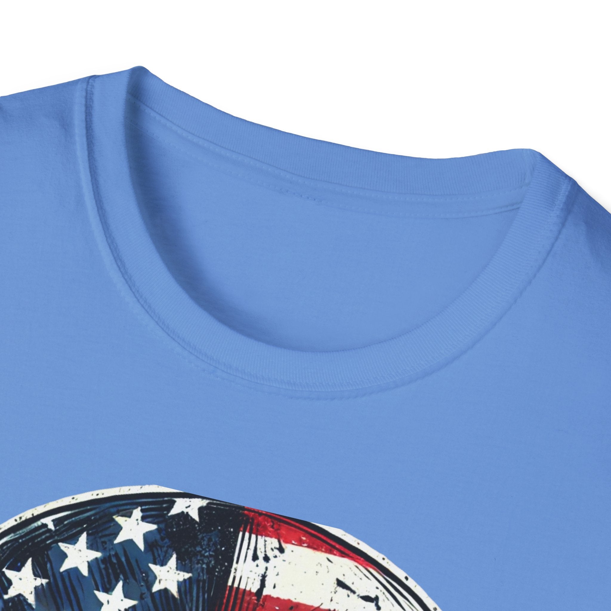 Skull wrapped in American Flag 