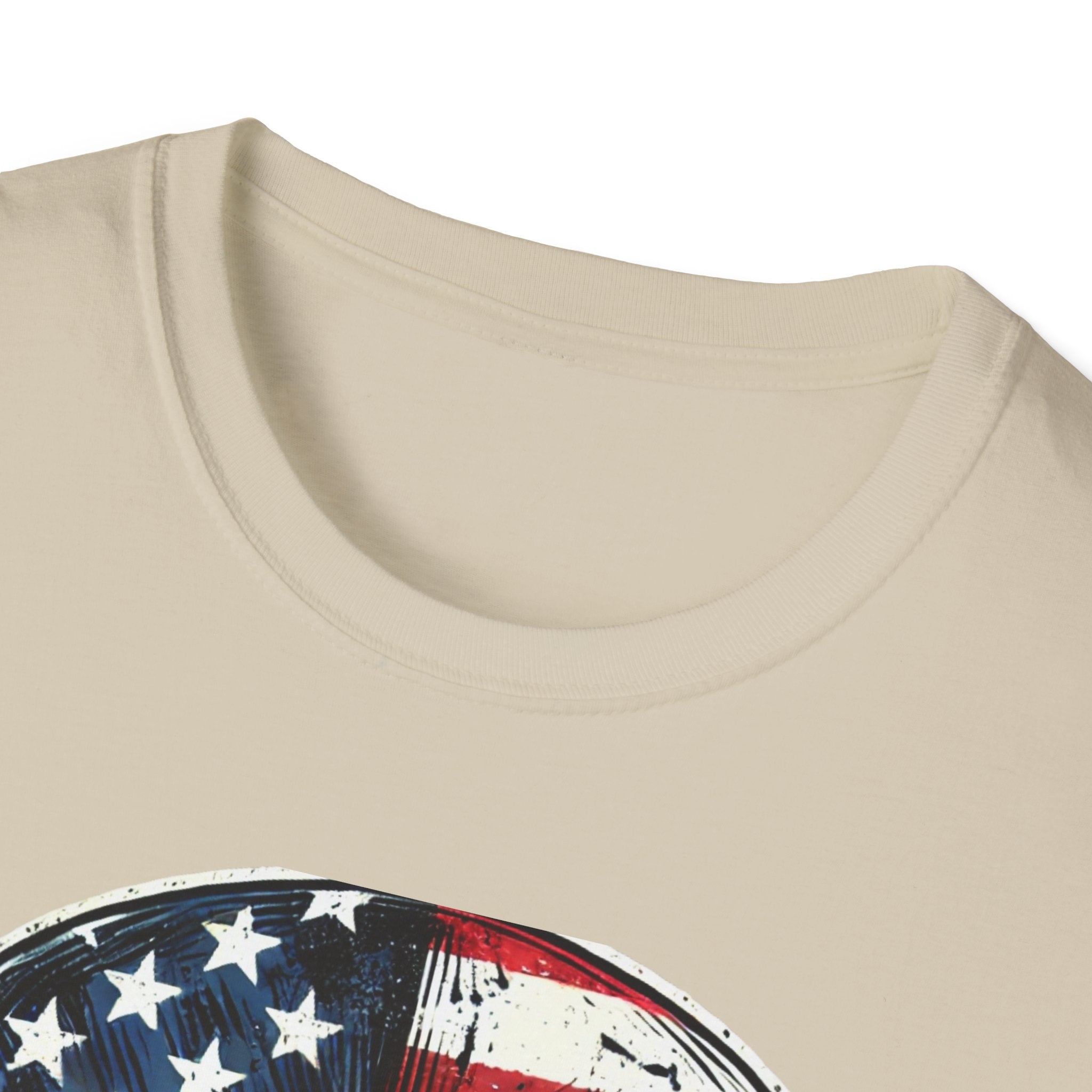 Skull wrapped in American Flag 