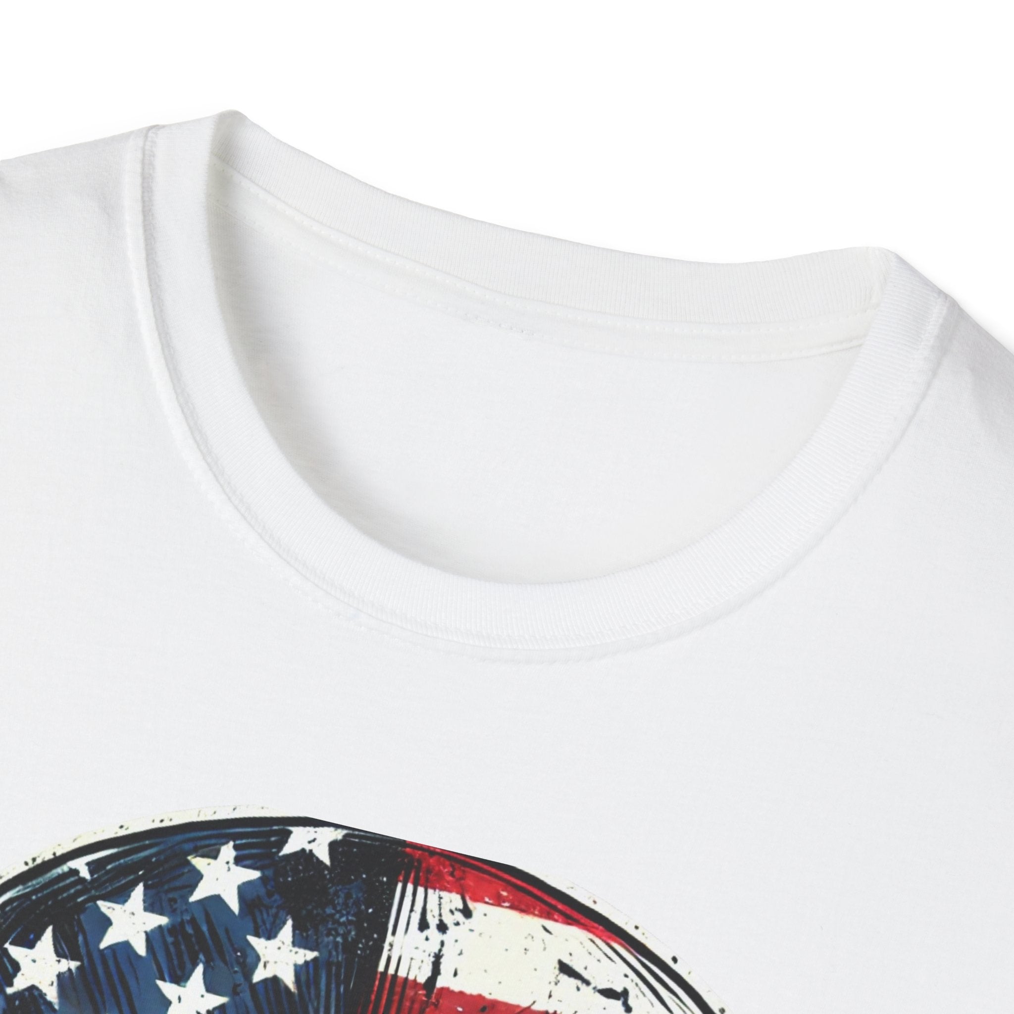 Skull wrapped in American Flag 