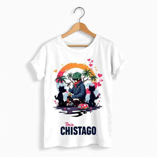 Tropical Vibez Cartoon Graphic Tee